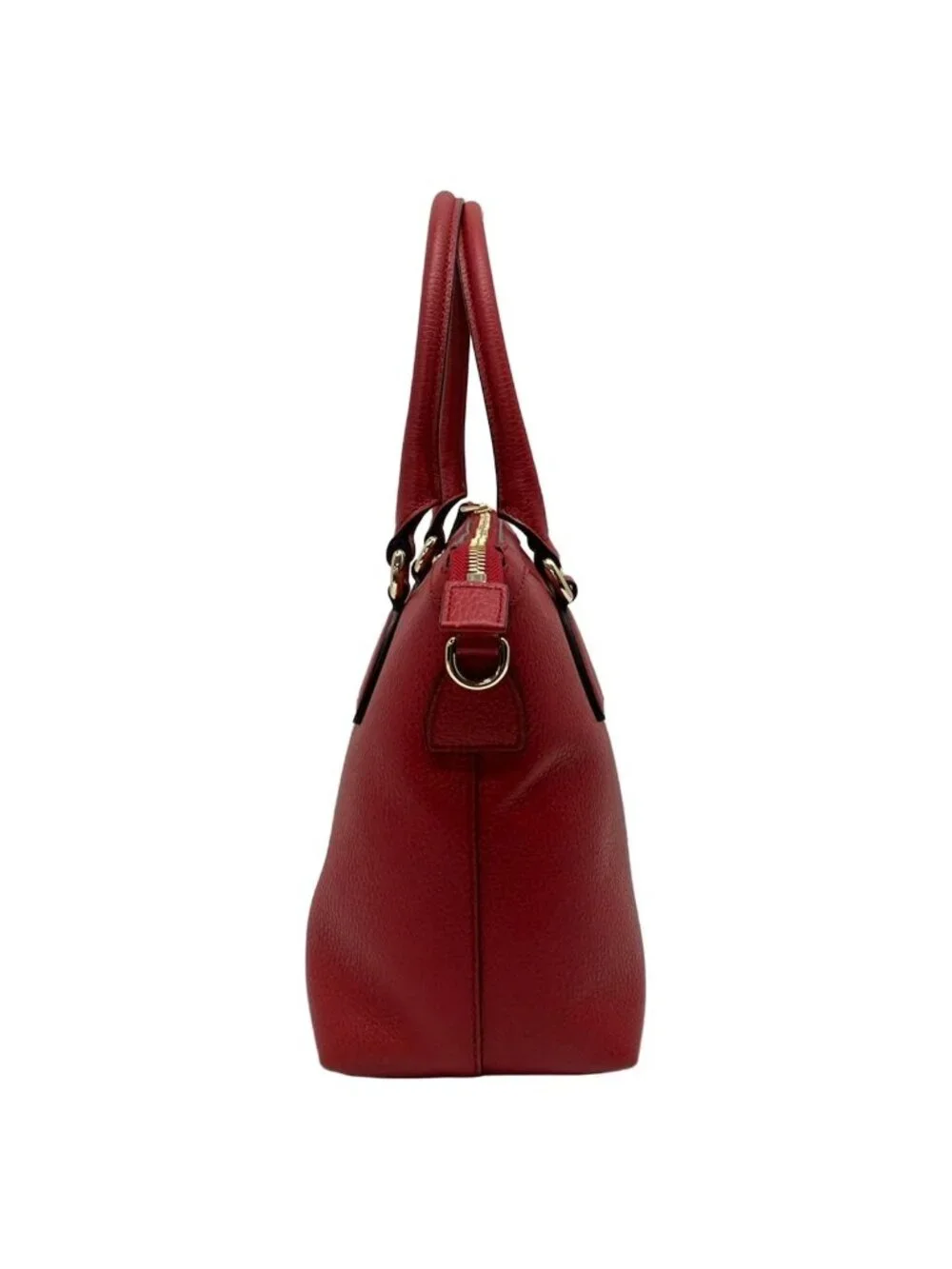 Gucci Handbag Red Leather - Picture 4 of 10